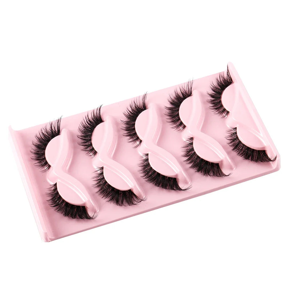 Cat Eye Winged Lashes (5pc)