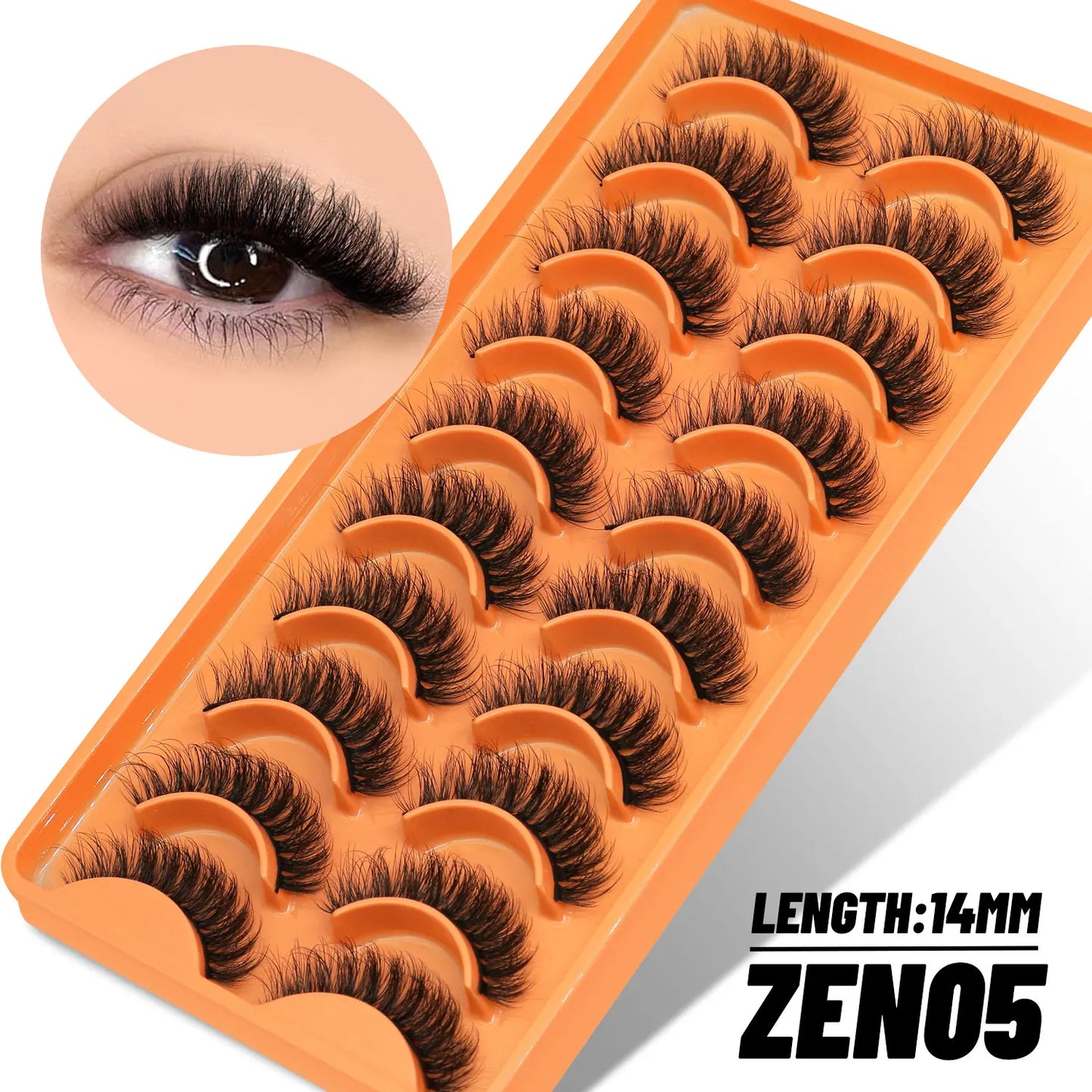 8D Mink Wispy Lashes