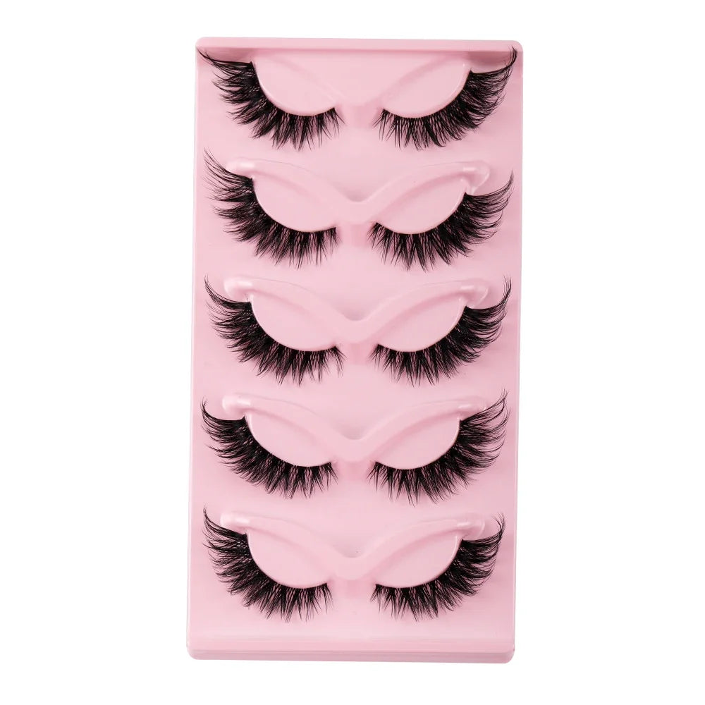 Cat Eye Winged Lashes (5pc)