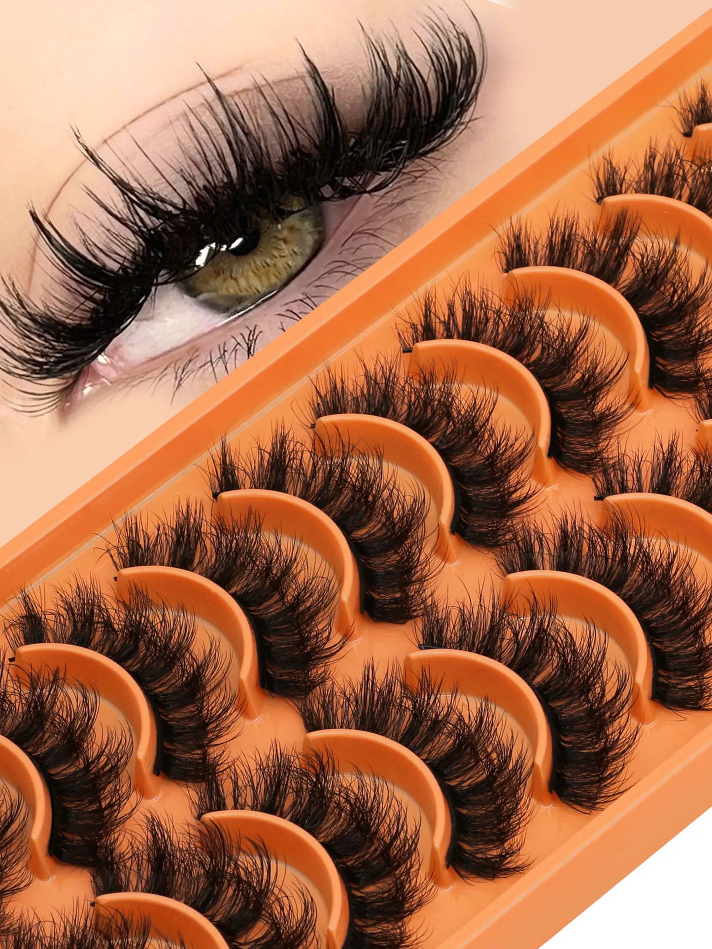 8D Mink Wispy Lashes