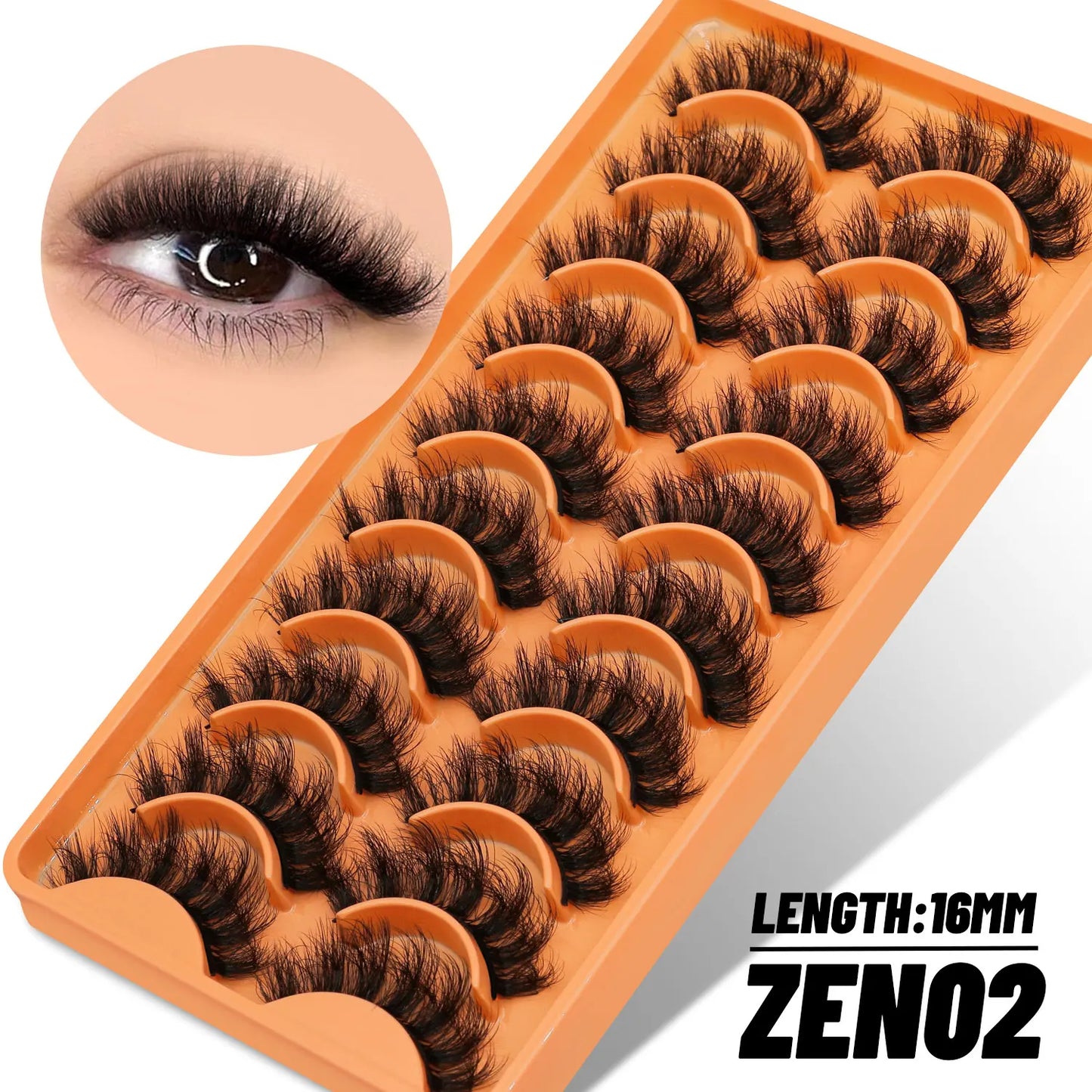 8D Mink Wispy Lashes