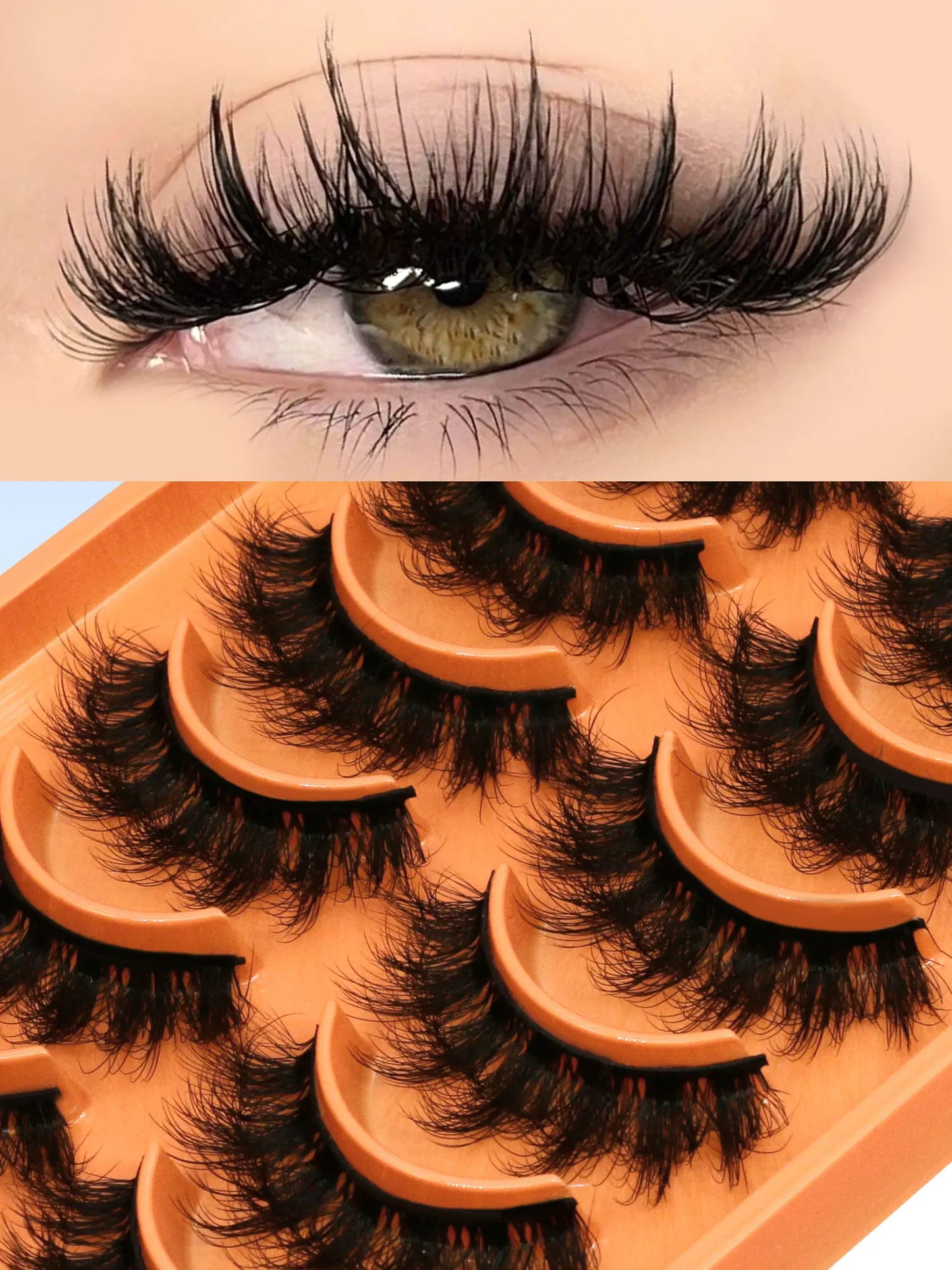 8D Mink Wispy Lashes