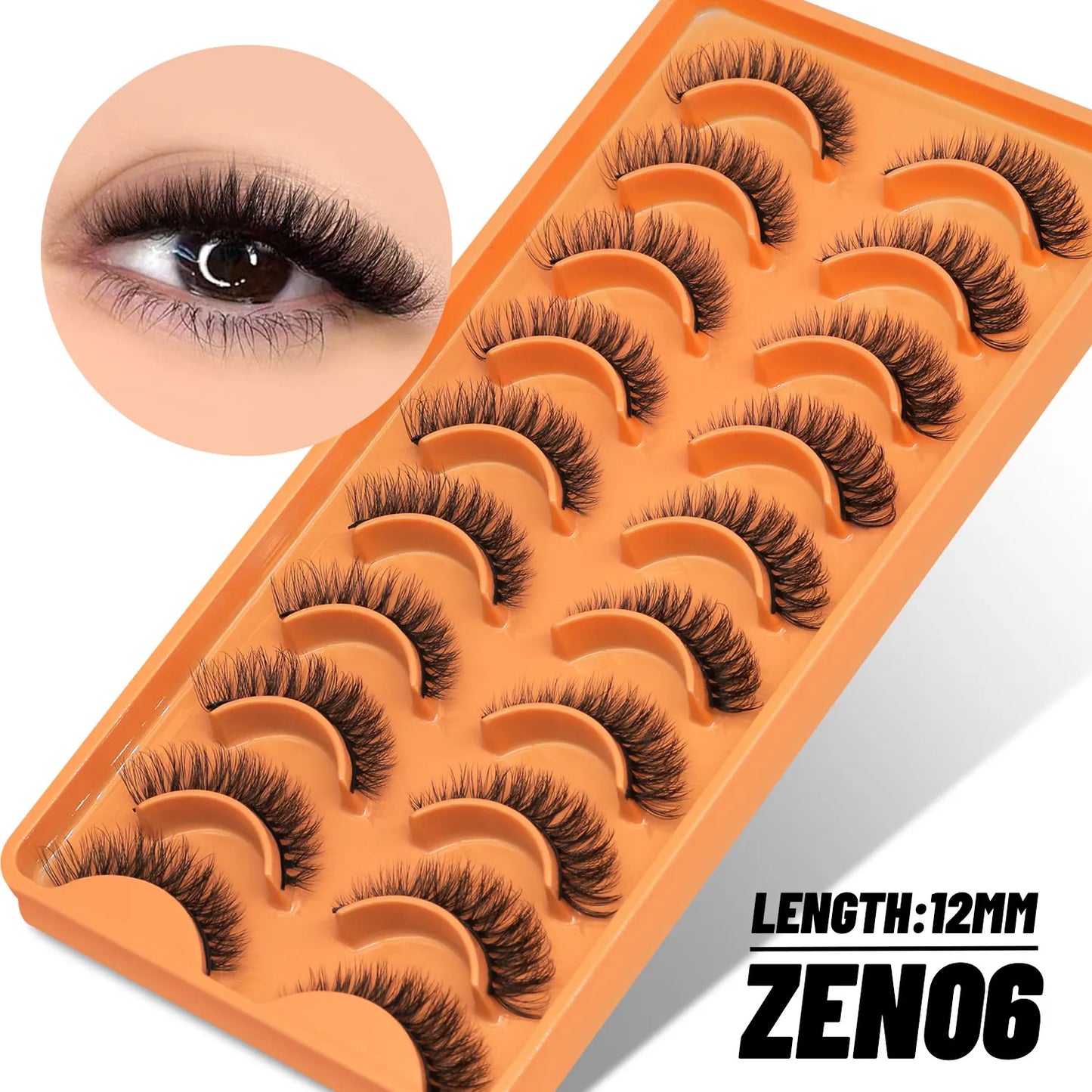 8D Mink Wispy Lashes