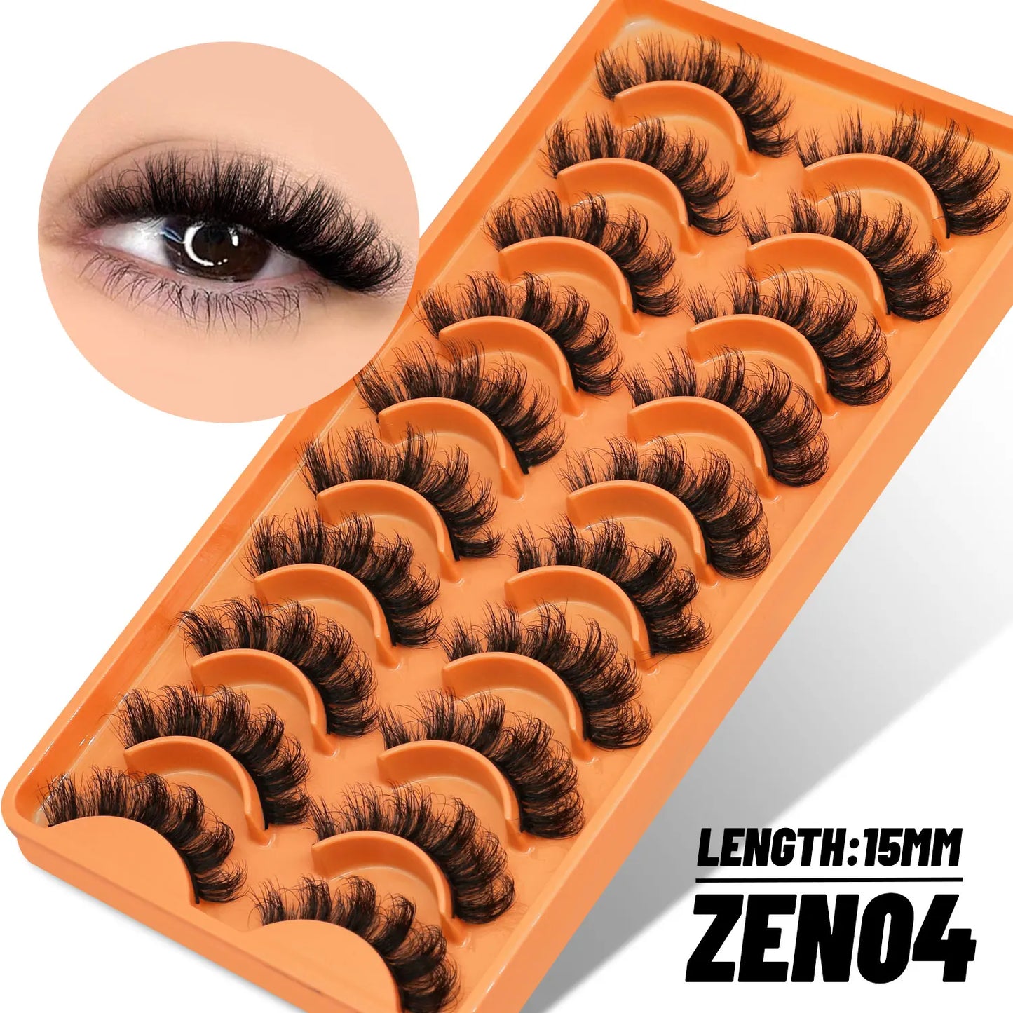 8D Mink Wispy Lashes