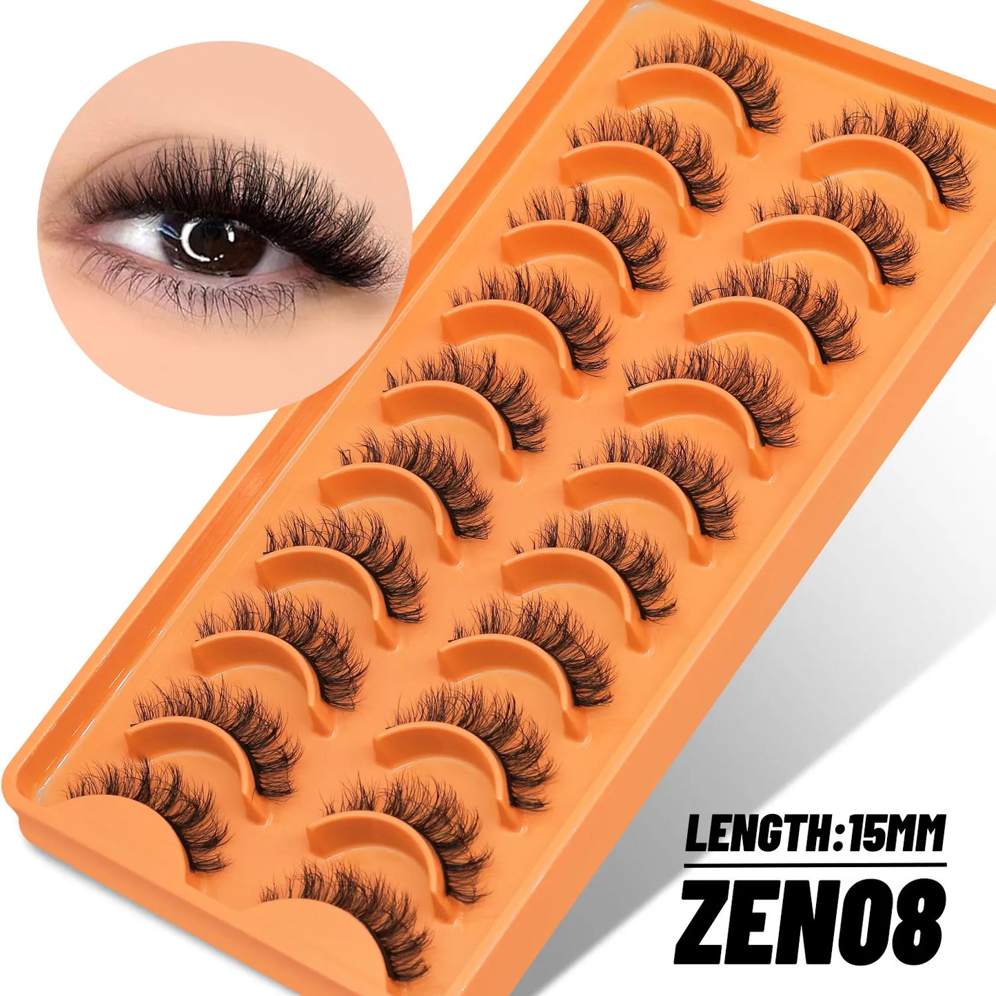 8D Mink Wispy Lashes